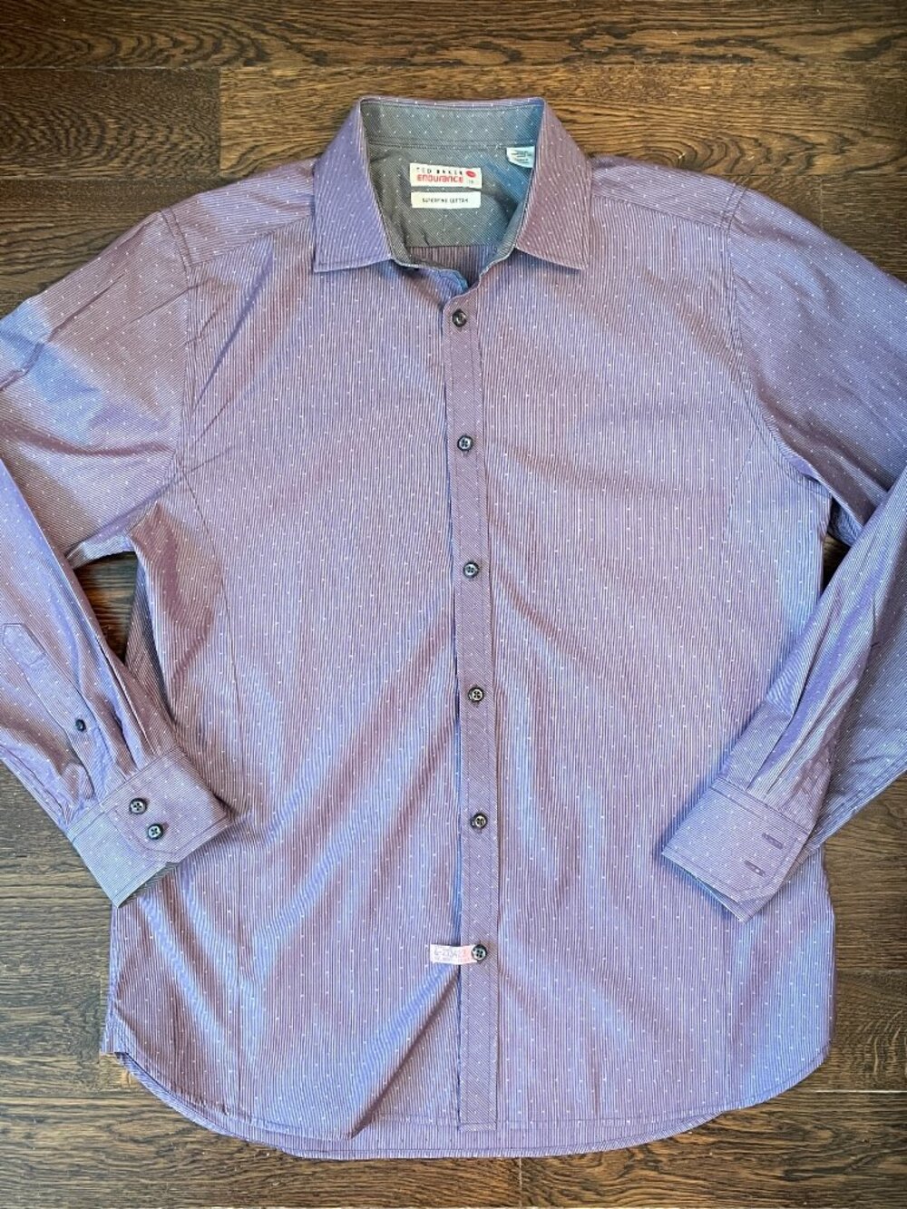 Ted Baker Endurance Men's Shirt - Purple - 16 neck-100% cotton